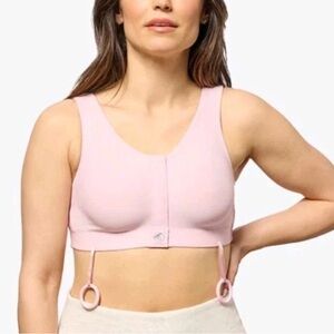 Masthead Bra Post Surgical Masectomy Elizabeth Pink 042 Front Closure Size 4XL